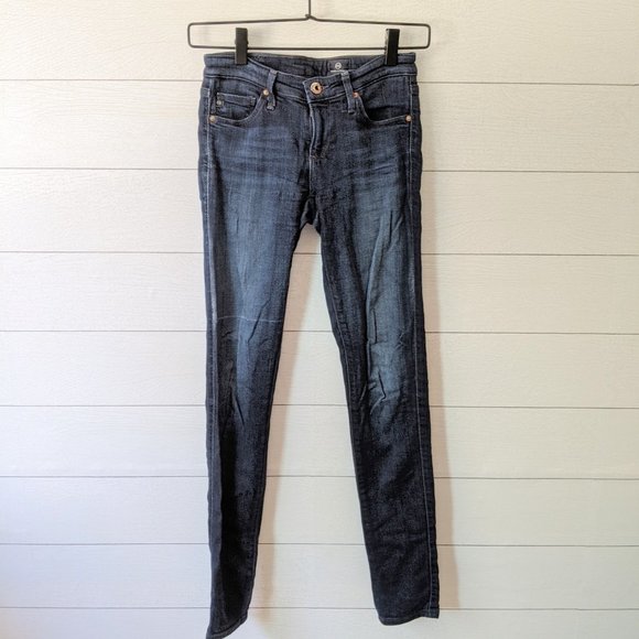 Ag Adriano Goldschmied Denim - AG Dark Wash Skinny Jeans 24